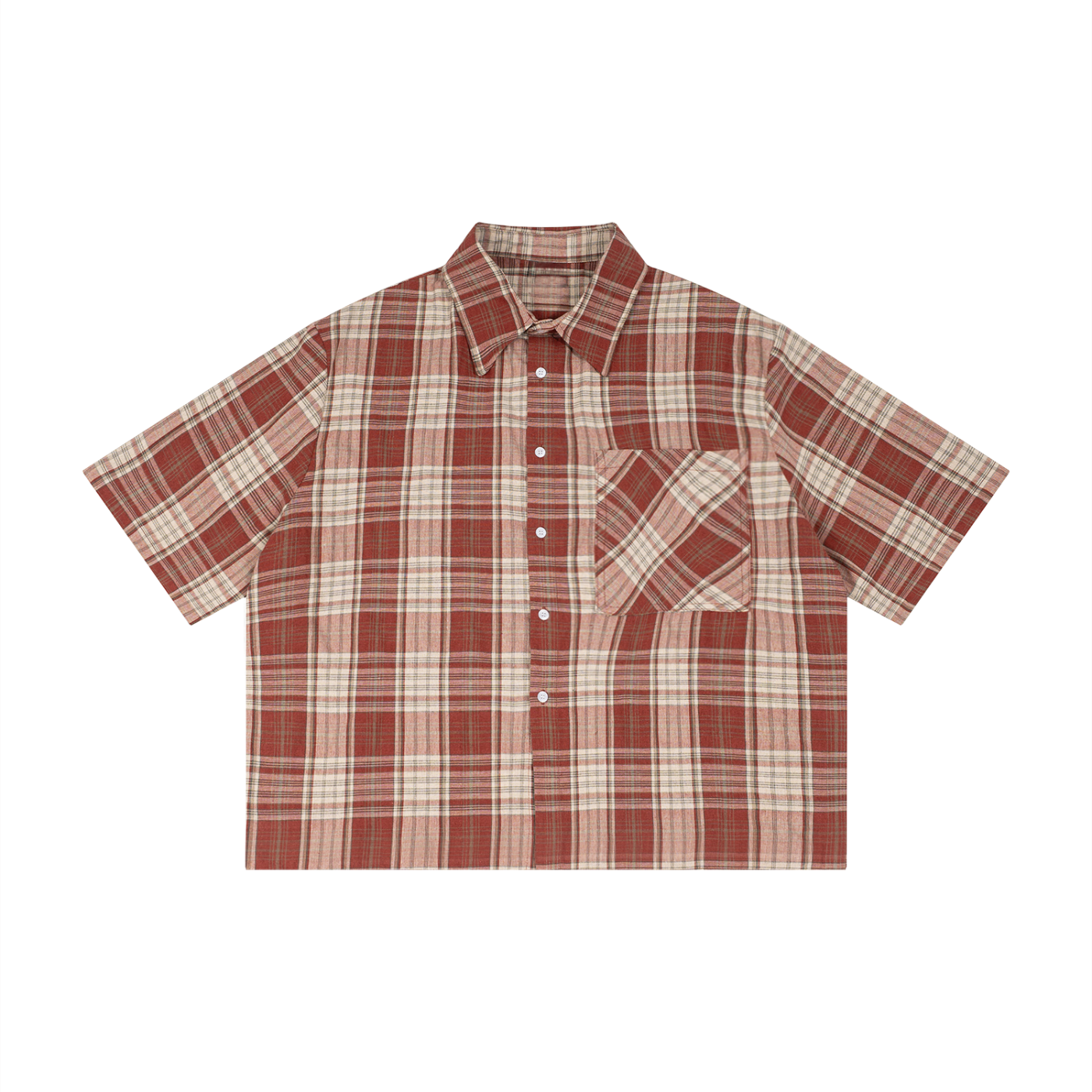 CRIPTIC plaid button up shirt