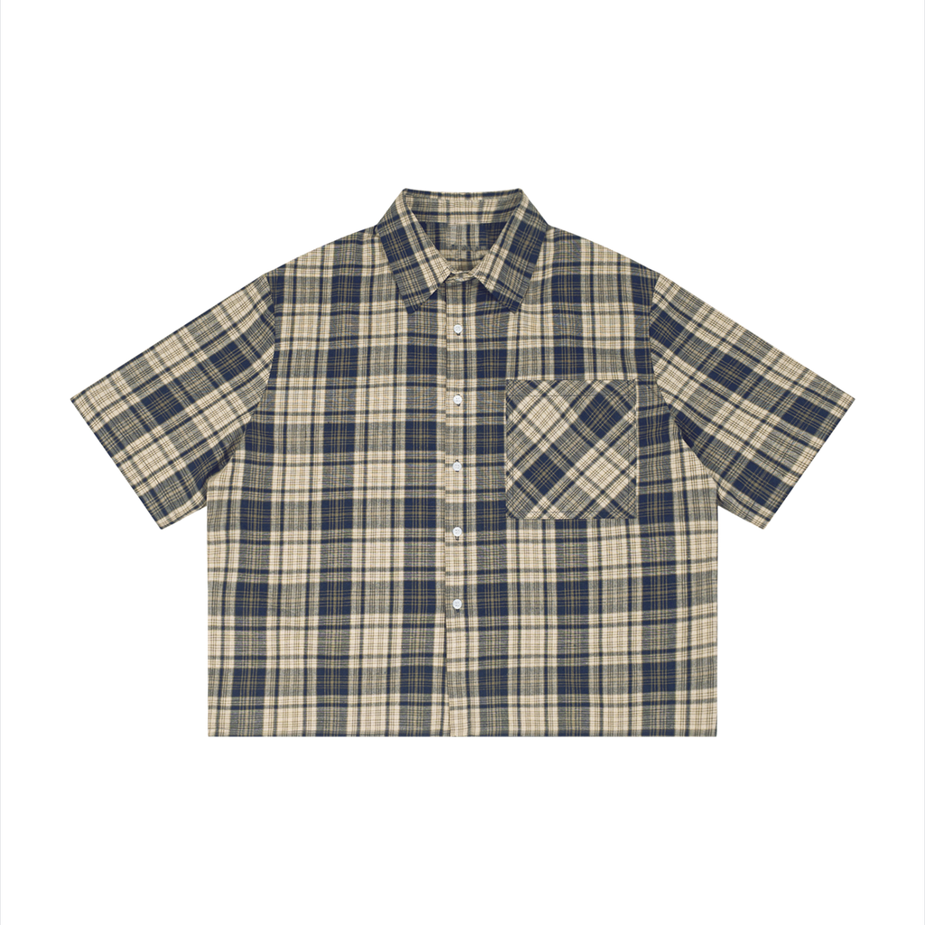 CRIPTIC plaid button up shirt